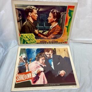 The Voice in the Night (1941) and Shakedown (1950) Movie Posters